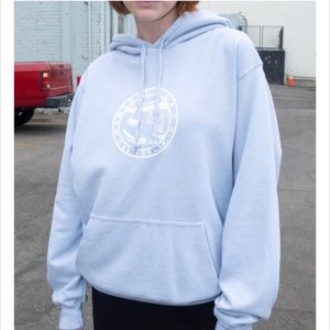 Brandy Melville Blue Newport Beach Hoodie
